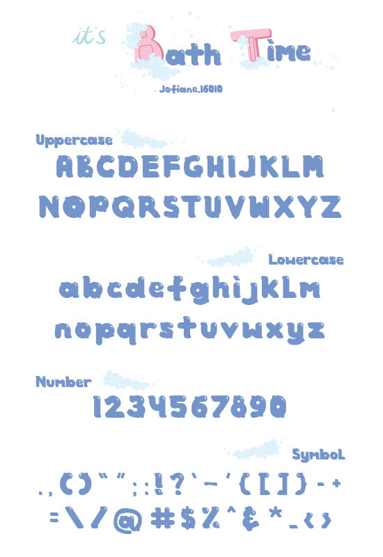 Bath Time Font