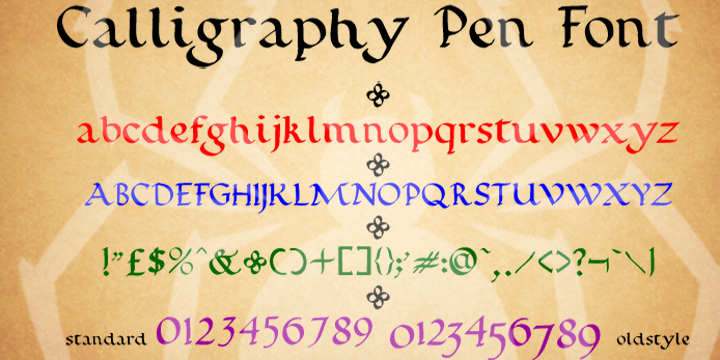 Calligraphy Pen Font