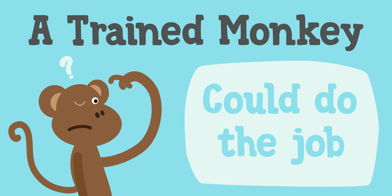 DK Trained Monkey Font
