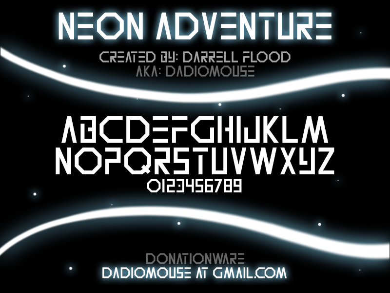 Neon Adventure Font