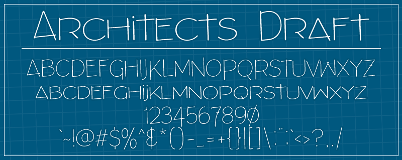 Architects Draft Font
