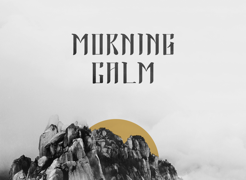 Morning Calm Font