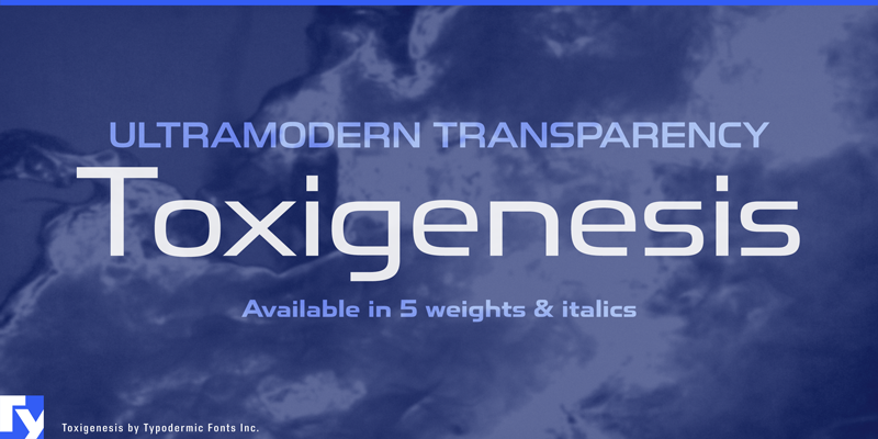 Toxigenesis Font