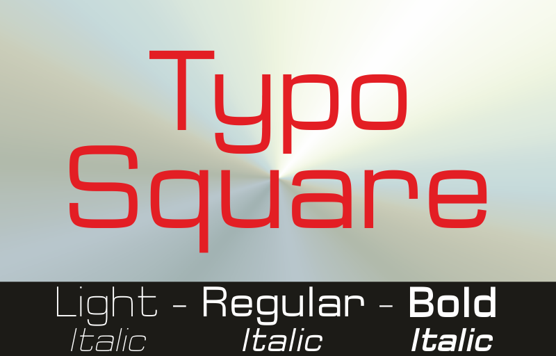 Typo Square Font