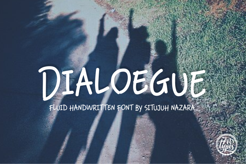 Dialoegue Font