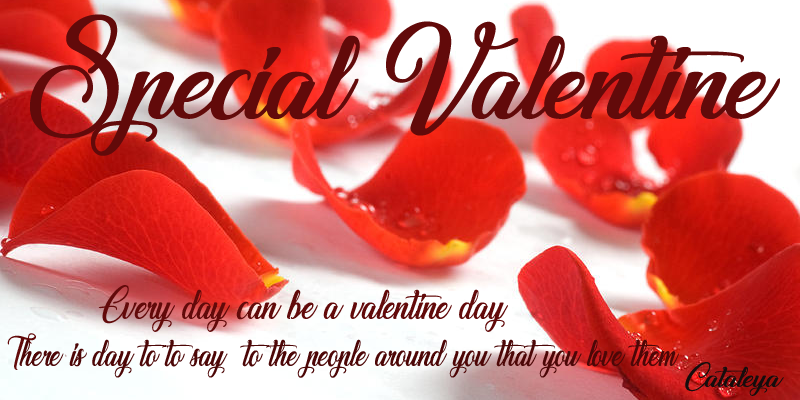Special Valentine Font