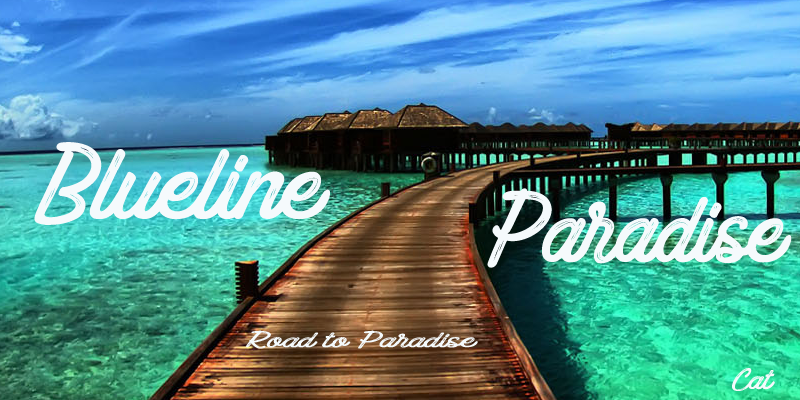 Blueline Paradise Font