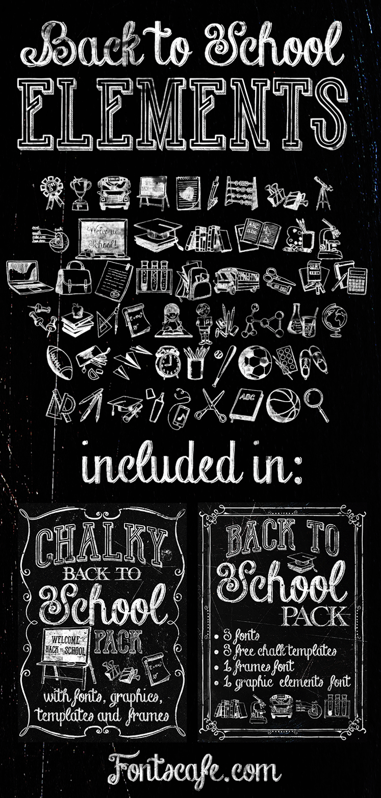 Back To School Elements Font