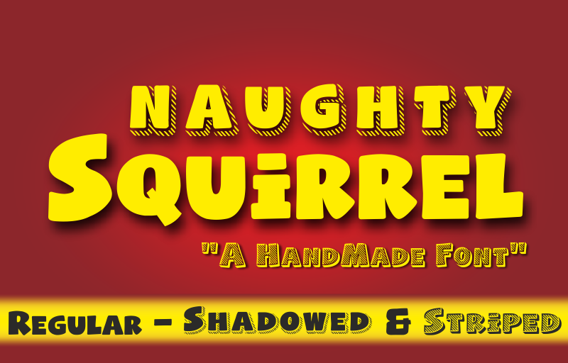 Naughty Squirrel Font