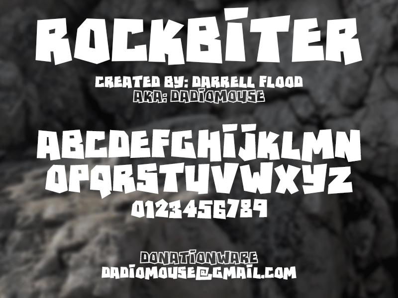 RockBiter Font