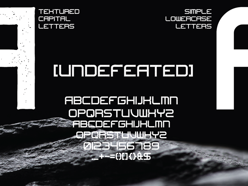 Undefeated Font