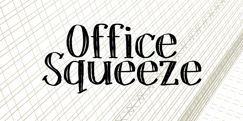 DK Office Squeeze Font