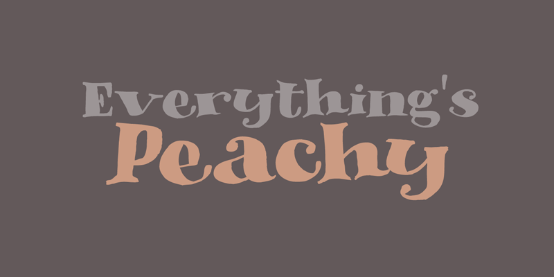 DK Phantom Peach Font