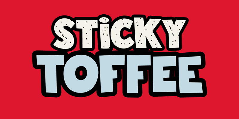 DK Sticky Toffee Font