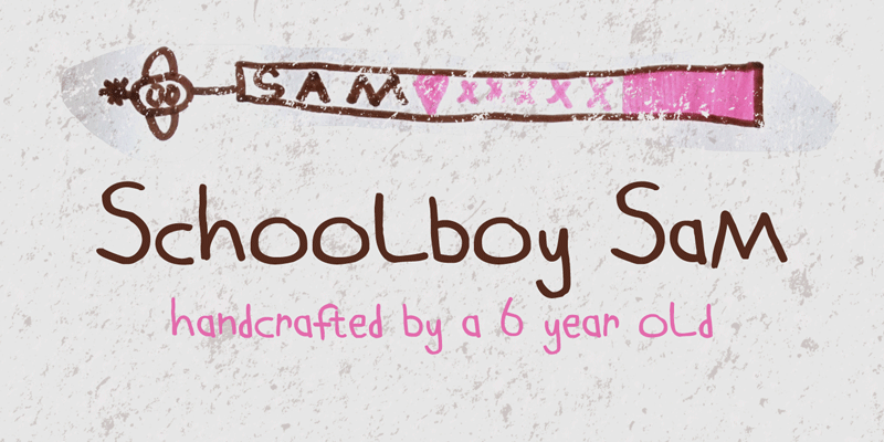 Schoolboy Sam Font