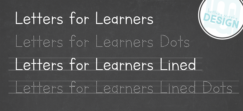 Letters for Learners Font