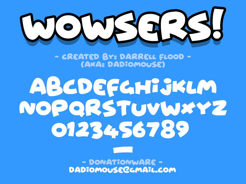 Wowsers Font
