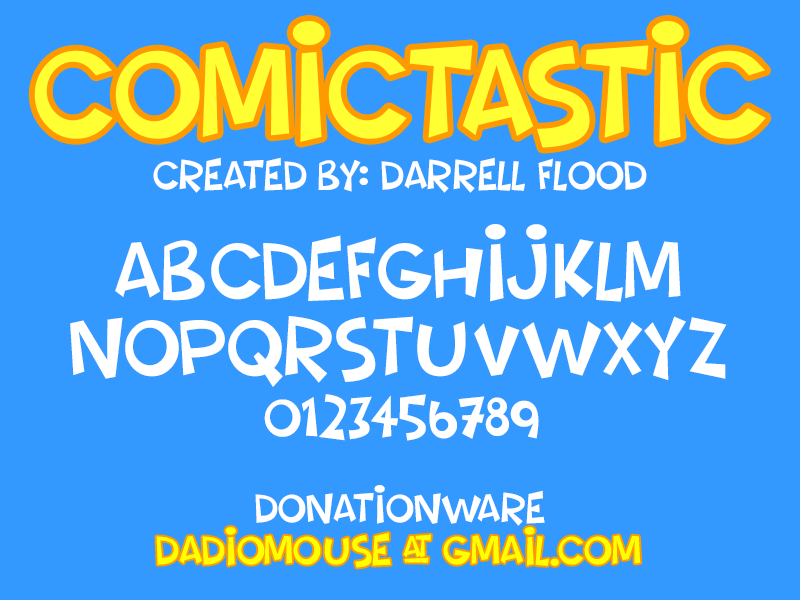 Comictastic Font
