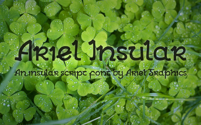 Ariel Insular Font
