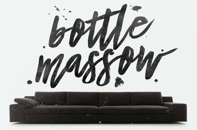 Bottle Massow Font