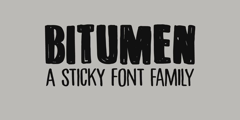 DK Bitumen Font