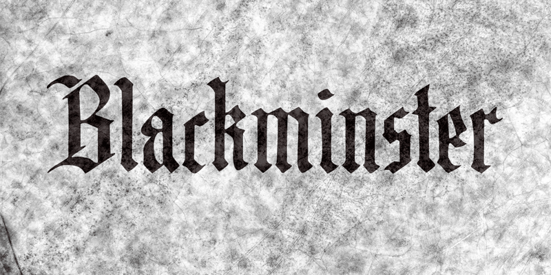 DK Blackminster Font