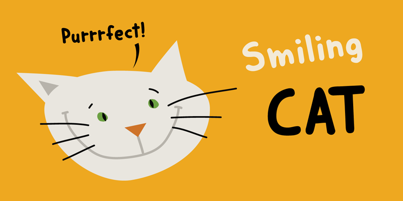 DK Smiling Cat Font