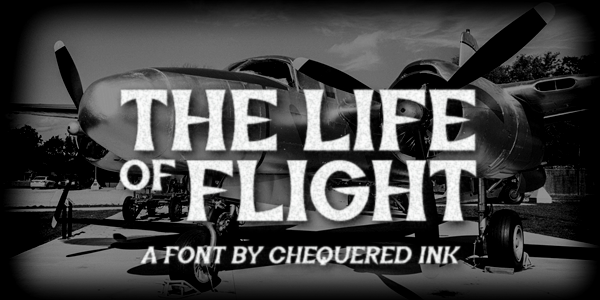 The Life of Flight Font