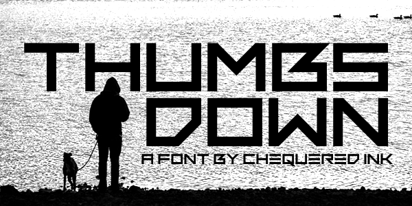 Thumbs Down Font
