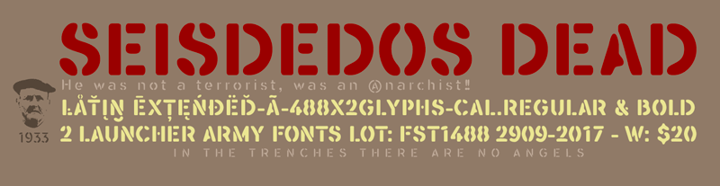 Seisdedos Dead Font