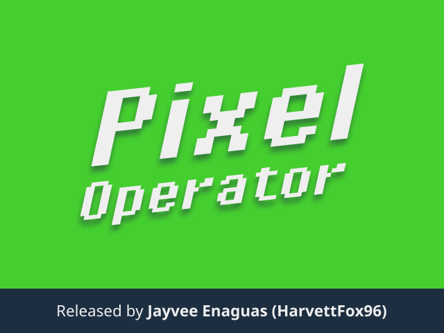 Pixel Operator Font