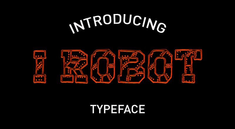 CF I Robot Font