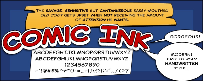 Comic Ink Font