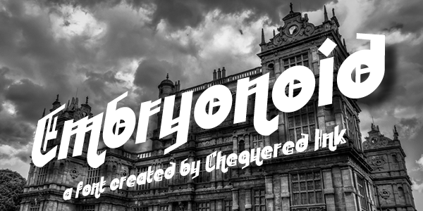 Embryonoid Font