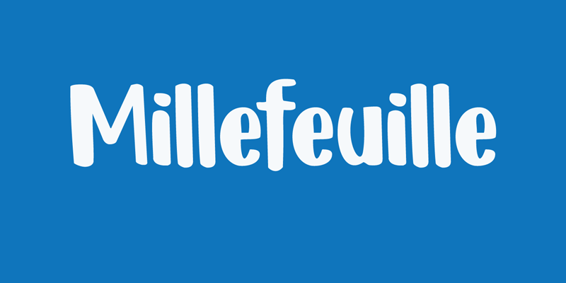 DK Millefeuille Font