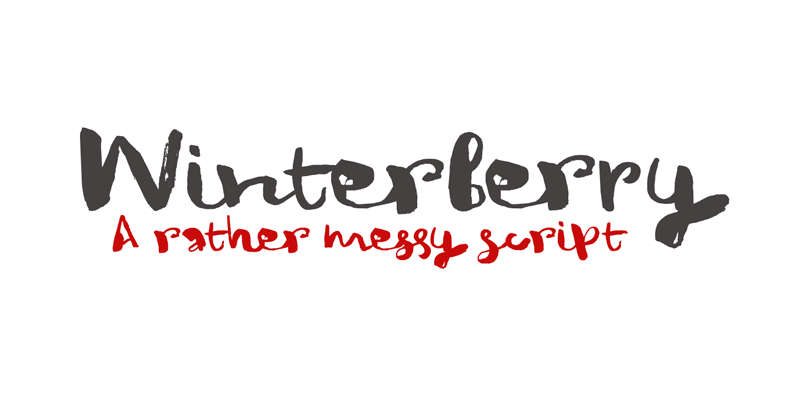 DK Winterberry Font