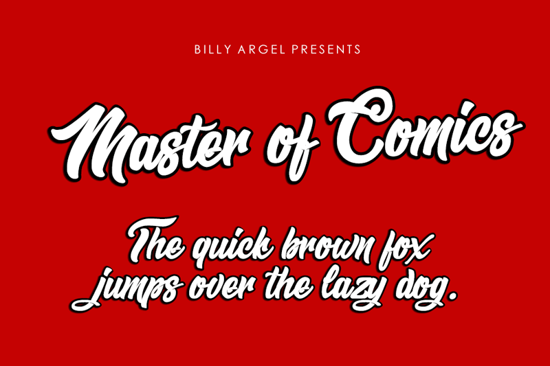 Master of Comics Font
