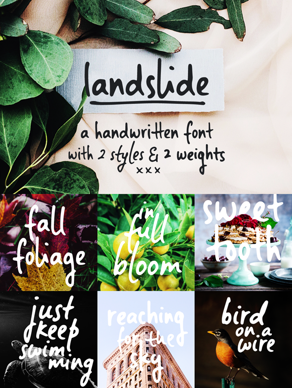 Landslide Font