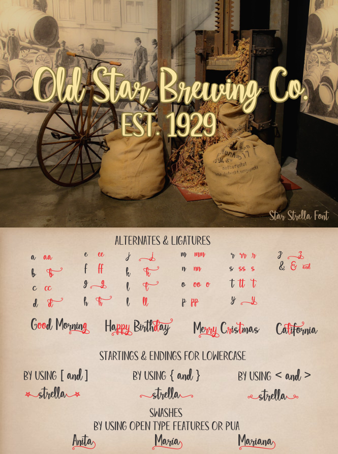 Star Strella Font