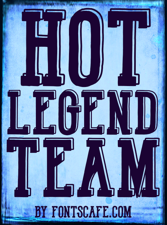 Hot Legend Team Font