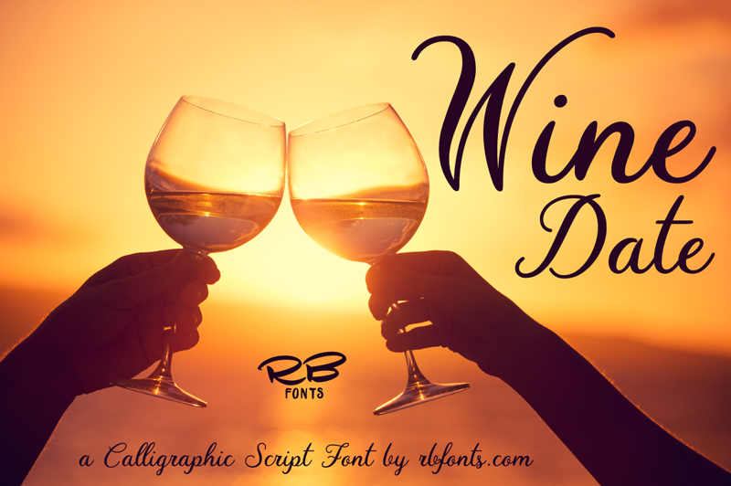 Wine Date Font