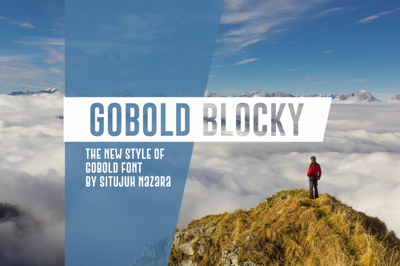 Gobold Blocky Font