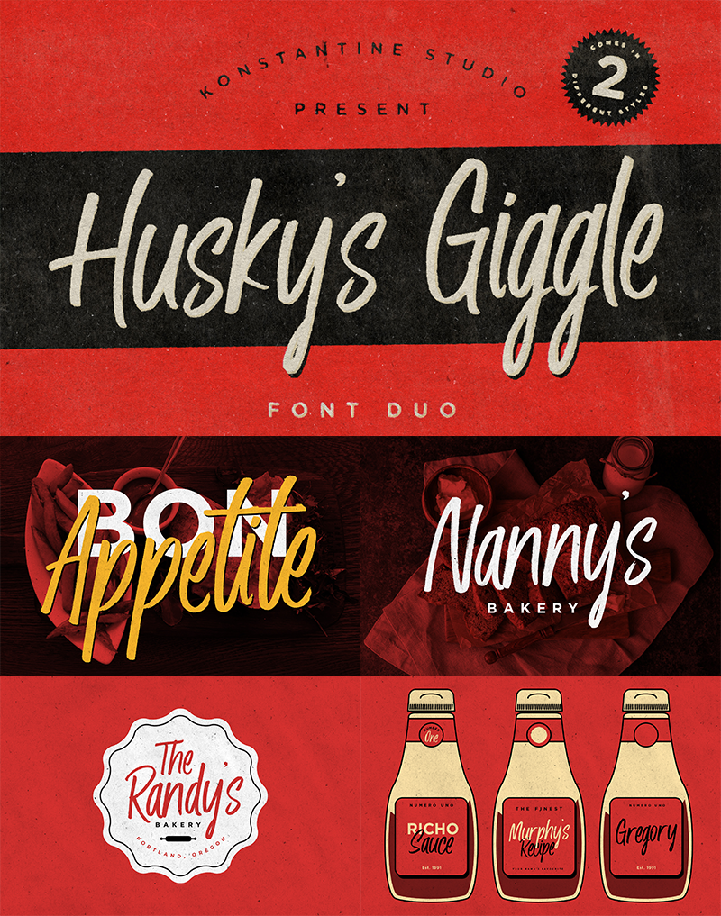 Husky Giggle Font