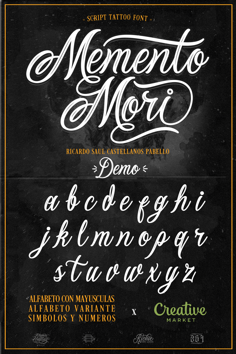 Memento Mori Font