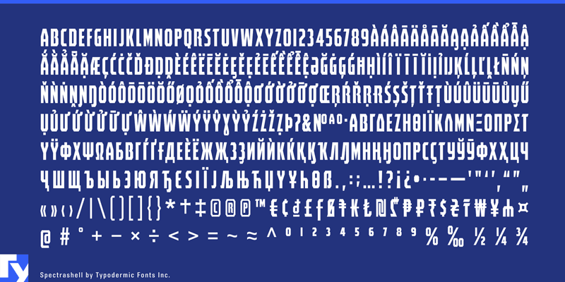 Spectrashell Font