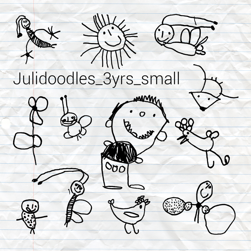 Julidoodles 3yrs small Font