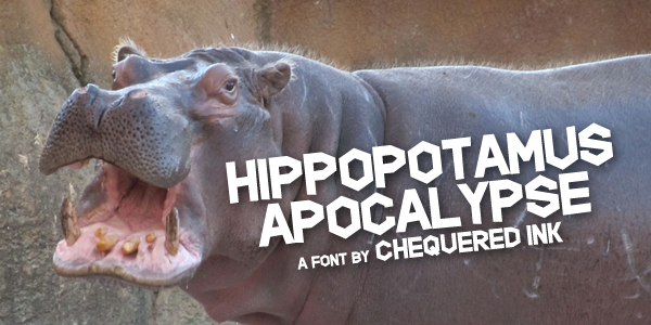Hippopotamus Apocalypse Font