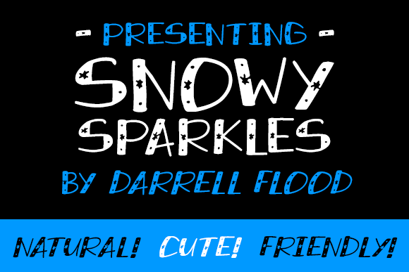 Snowy Sparkles Font