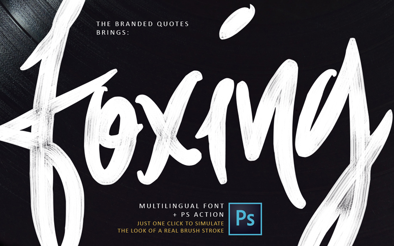 Foxing Font