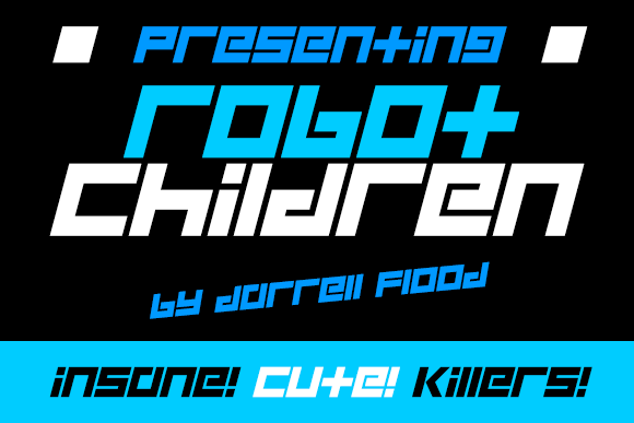 Robot Children Font